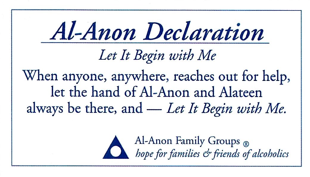 “Let it Begin…” Declaration Card M-8
